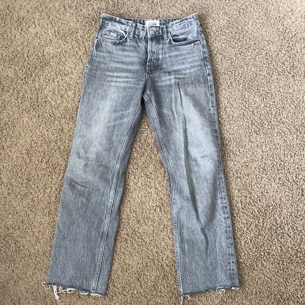 Authentic Gray Denim Jeans